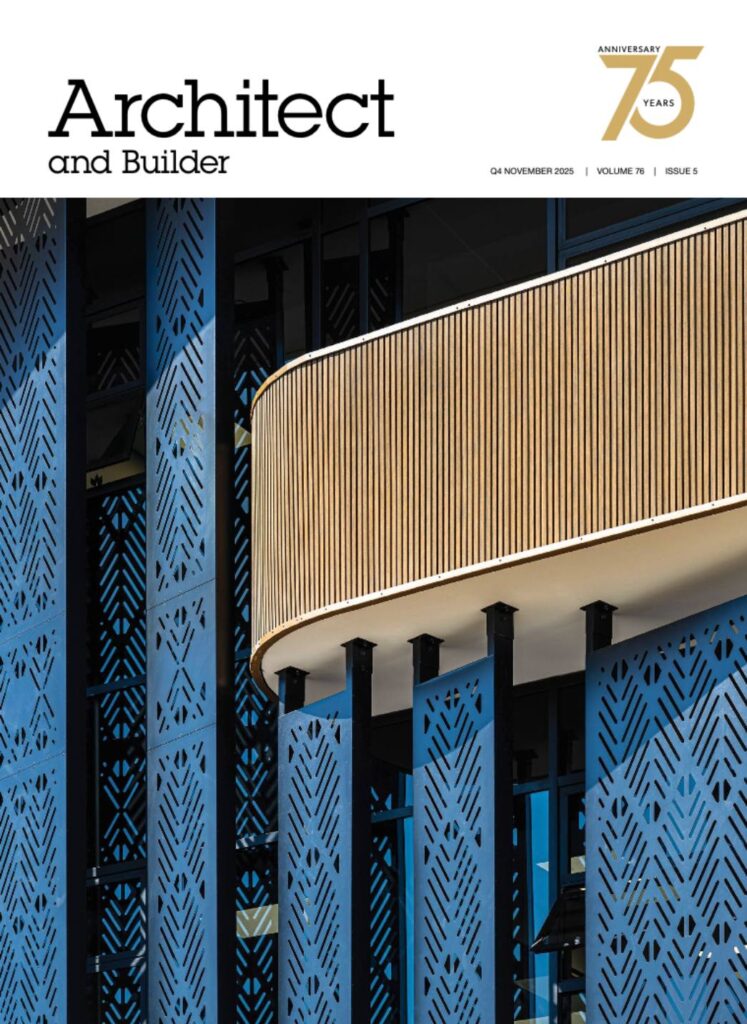 ICM Architectural Studio - Architect and Builder - Publication Cover - Nov 2025