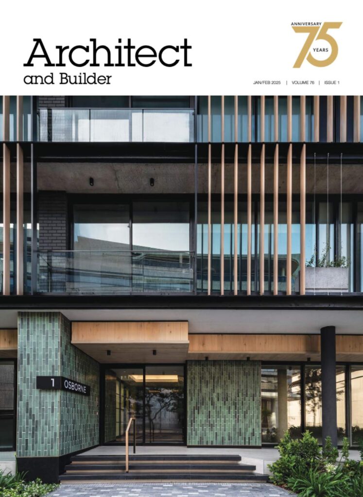 ICM Architectural Studio - Architect and Builder - Publication Cover - Feb 2025