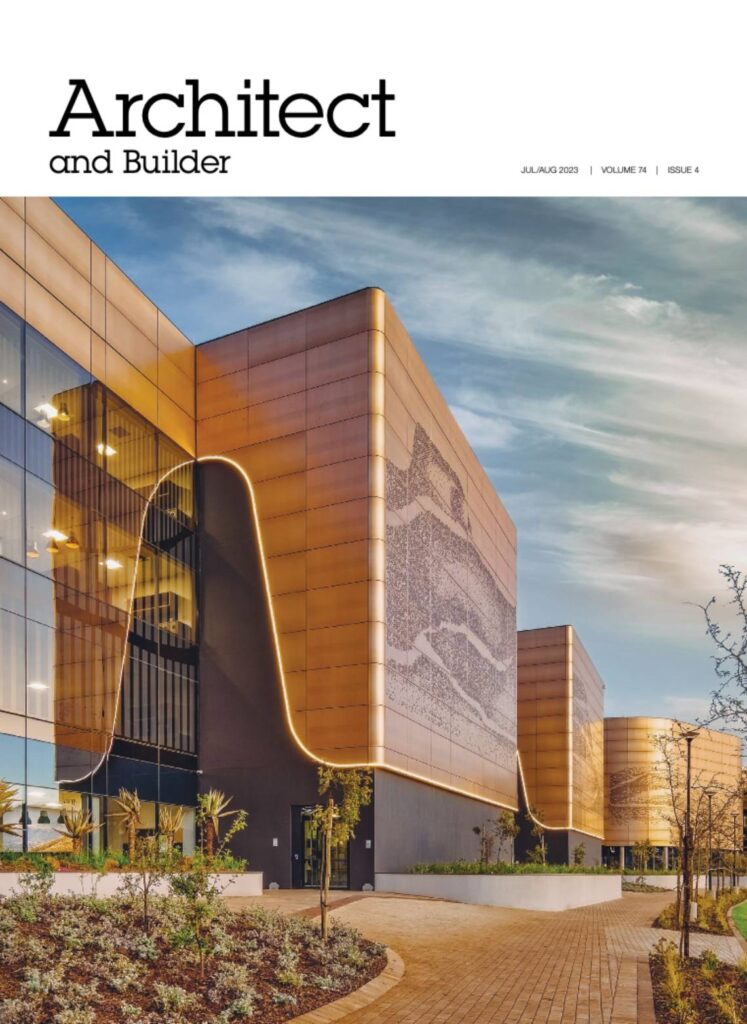 ICM Architectural Studio - Architect and Builder - Publication Cover - Aug 2023