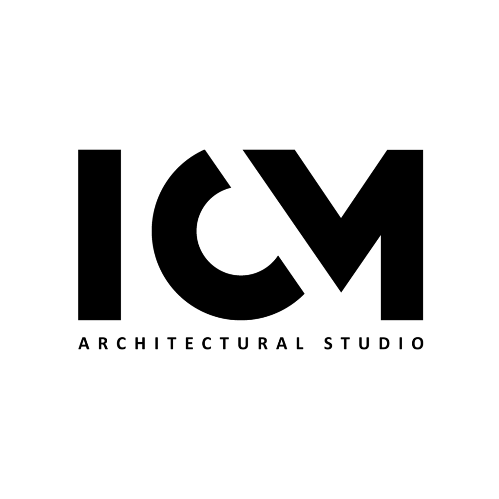 ICM Architectural Studio - Round White Logo
